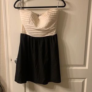 Guess black and white mini dress